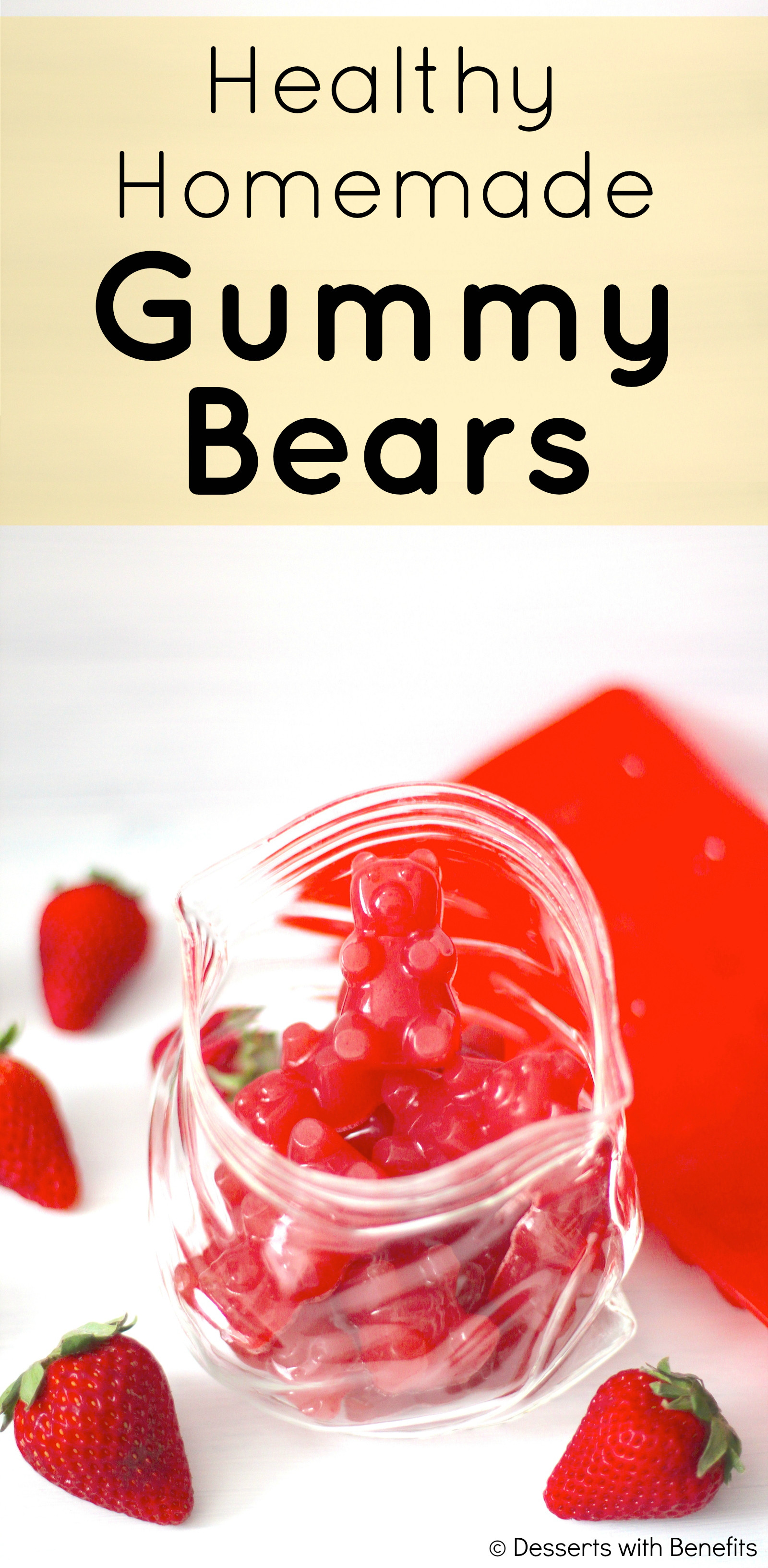 Healthy Sugar Free Desserts
 Healthy Homemade Strawberry Gummy Bears Sugar Free