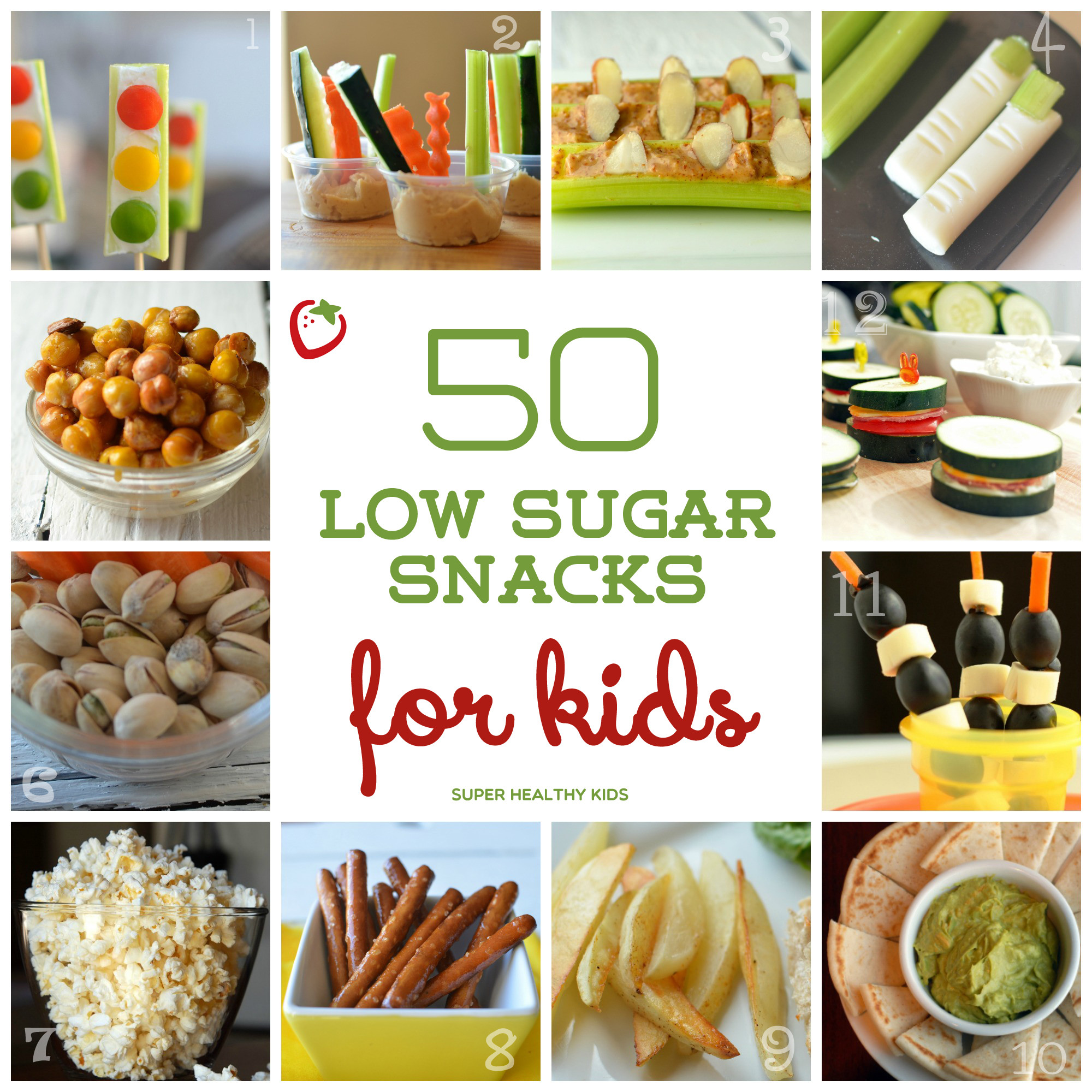 Healthy Sugar Snacks
 50 Low Sugar Snacks for Kids