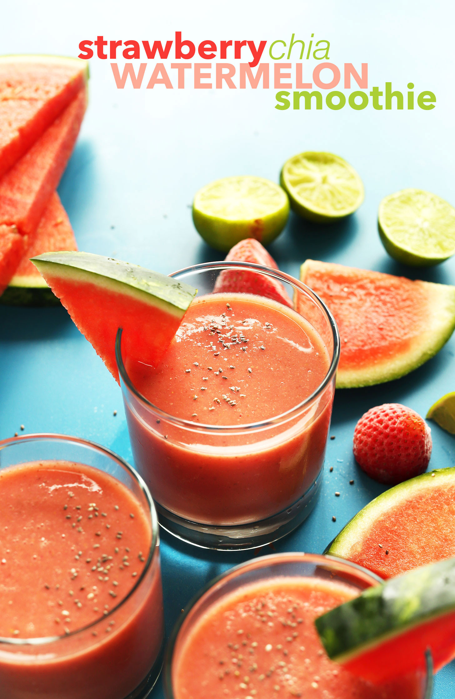 Healthy Summer Smoothies
 Strawberry Watermelon Smoothie