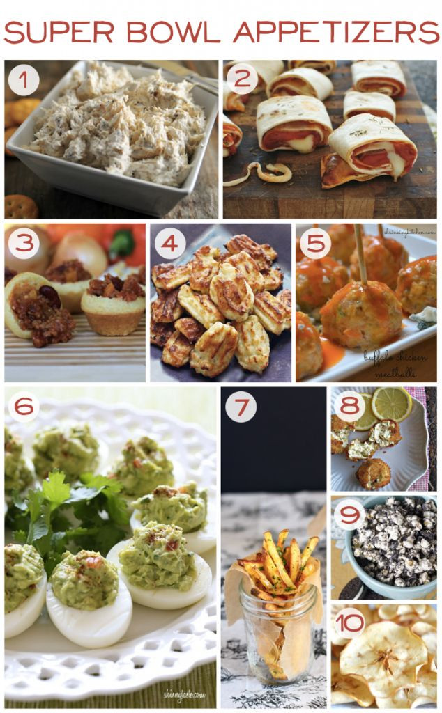 Healthy Super Bowl Appetizers
 154 best Super Bowl sports party images on Pinterest