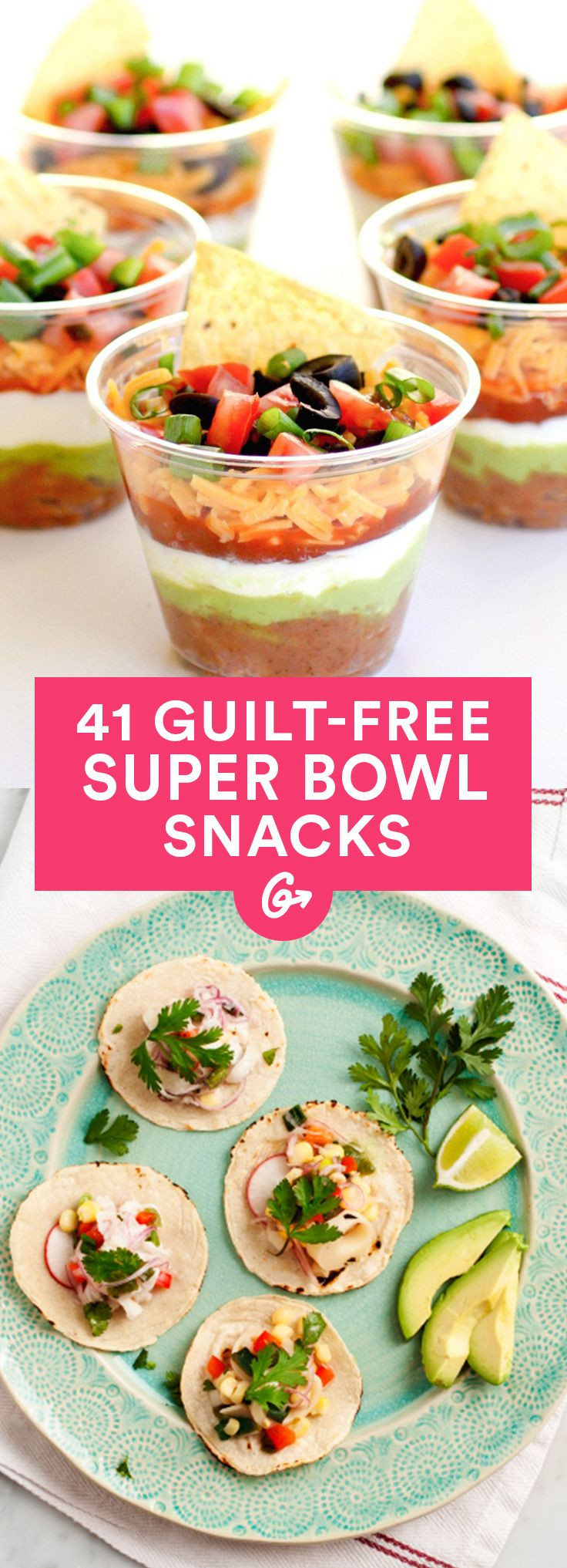 Healthy Super Bowl Snacks
 41 Guilt Free Super Bowl Snacks