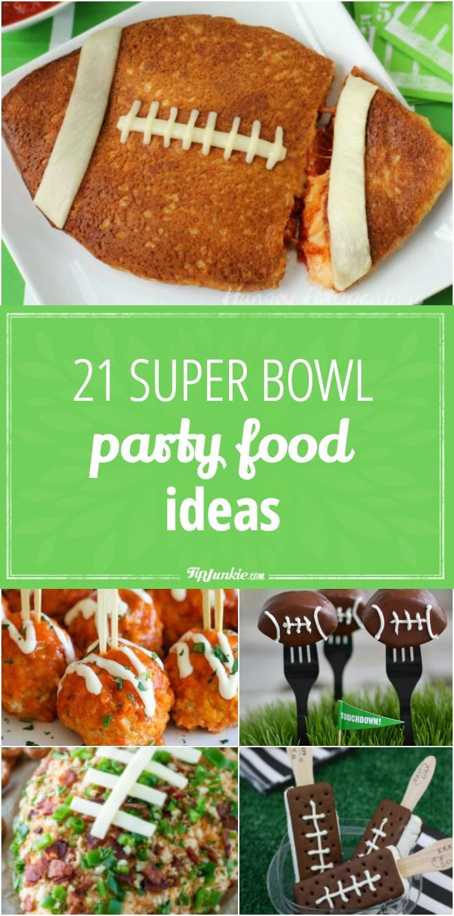 Healthy Superbowl Snacks
 21 Super Bowl Party Food Ideas