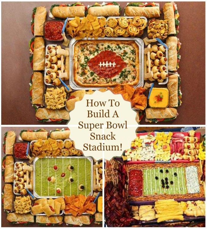 Healthy Superbowl Snacks
 How To Build A Super Bowl Snack Stadium