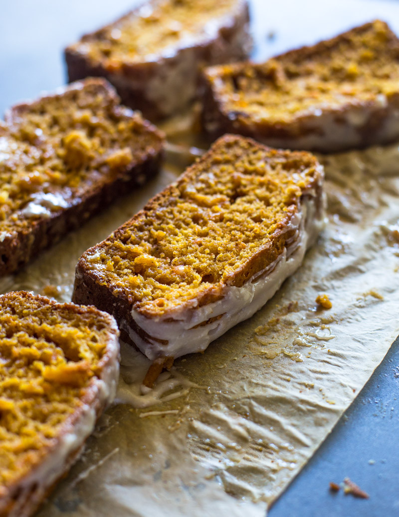 Healthy Sweet Potato Bread
 Lightened up Sweet Potato Bread with Cream Cheese Icing