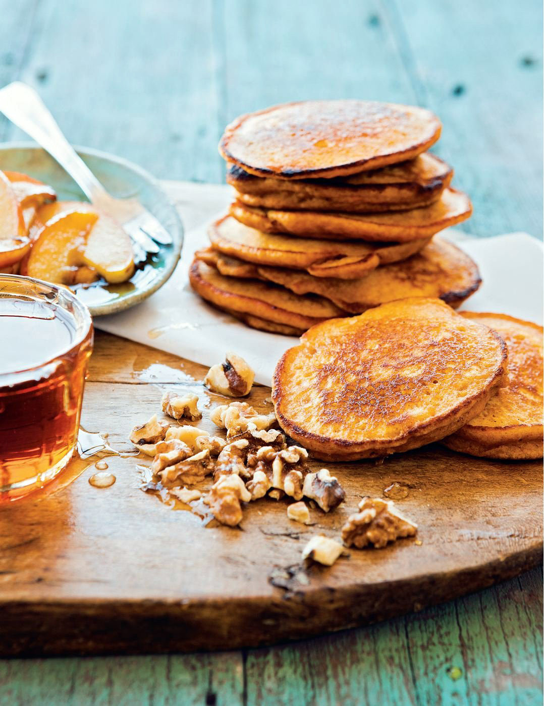 Healthy Sweet Potato Pancakes
 Super Healthy Sweet Potato Pancakes with Walnuts