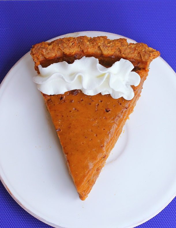 Healthy Sweet Potato Pie
 Healthy Sweet Potato Pie with homemade pie crust