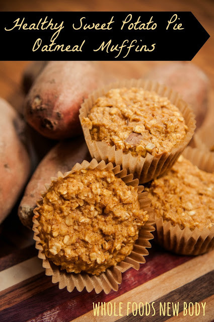 Healthy Sweet Potato Pie
 Healthy Sweet Potato Pie Oatmeal Muffins