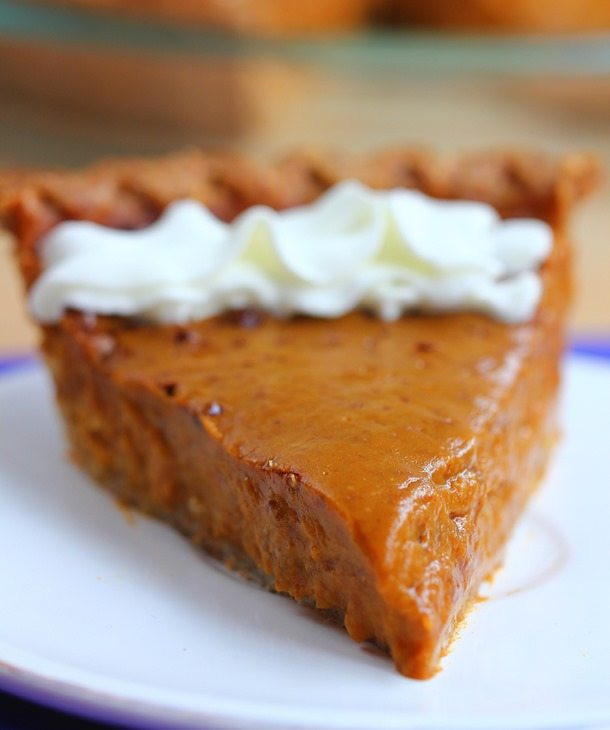 Healthy Sweet Potato Pie
 Healthy Sweet Potato Pie with homemade pie crust