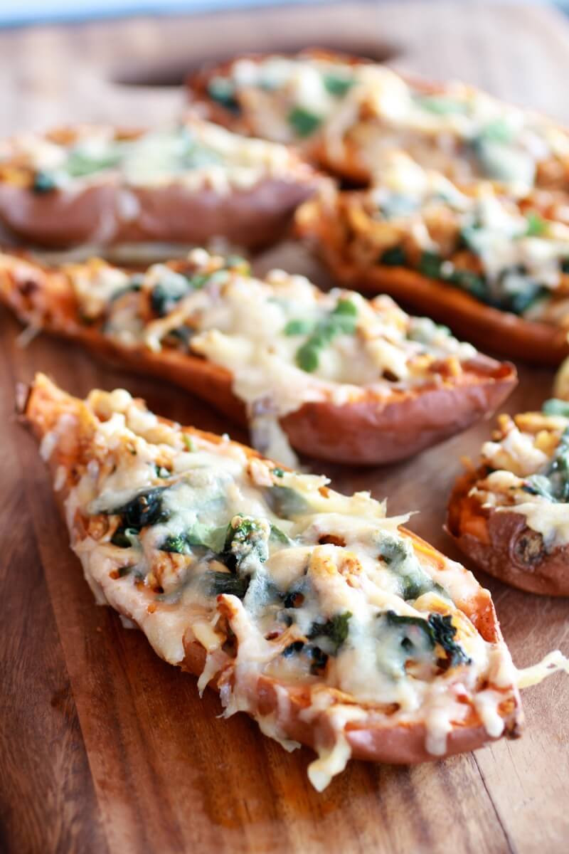 Healthy Sweet Potato Recipe
 Healthy Chipotle Chicken Sweet Potato Skins