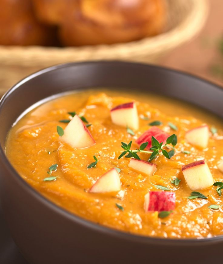 Healthy Sweet Potato Soup Recipe
 21 best images about A Healthier Thanksgiving on Pinterest