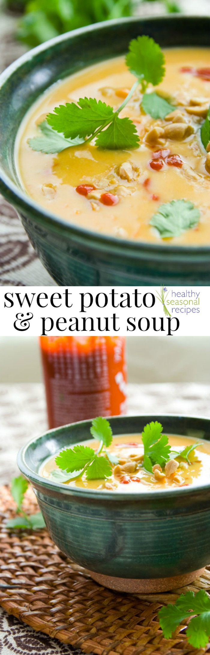 Healthy Sweet Potato Soup
 sweet potato and peanut soup Healthy Seasonal Recipes