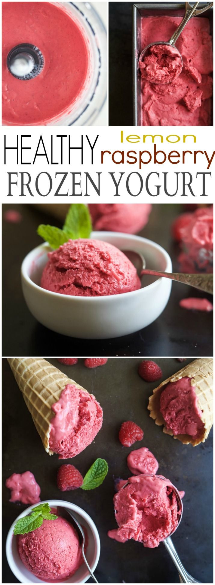 Healthy Sweet Snacks To Buy
 Healthy Lemon Raspberry Frozen Yogurt Recipe