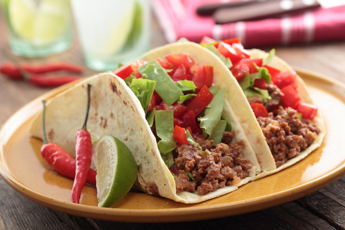 Healthy Taco Recipe Ground Turkey
 Healthy Tacos with Ground Beef Turkey and Veggies