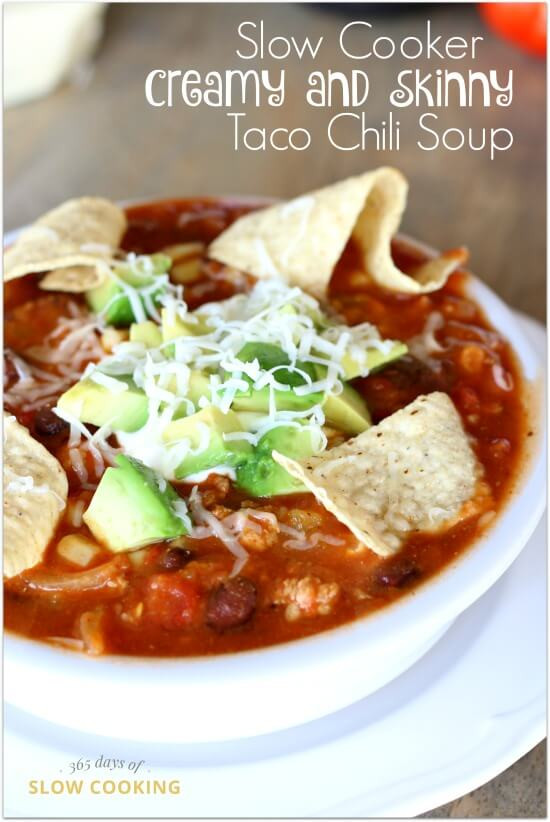 Healthy Taco Soup With Ground Beef
 16 Ways to Use Ground Turkey in the Slow Cooker plus 5