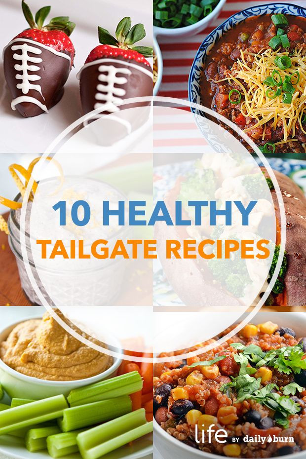 Healthy Tailgate Snacks
 10 Healthier Tailgating Recipes