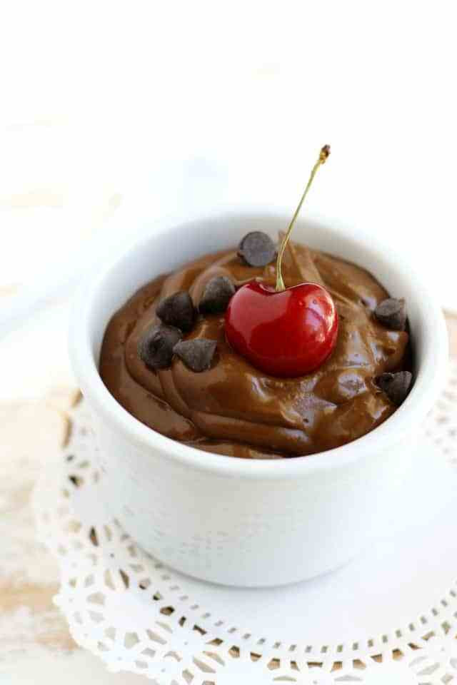 Healthy Tasty Desserts
 Cherry Chocolate Avocado Mousse The Pretty Bee