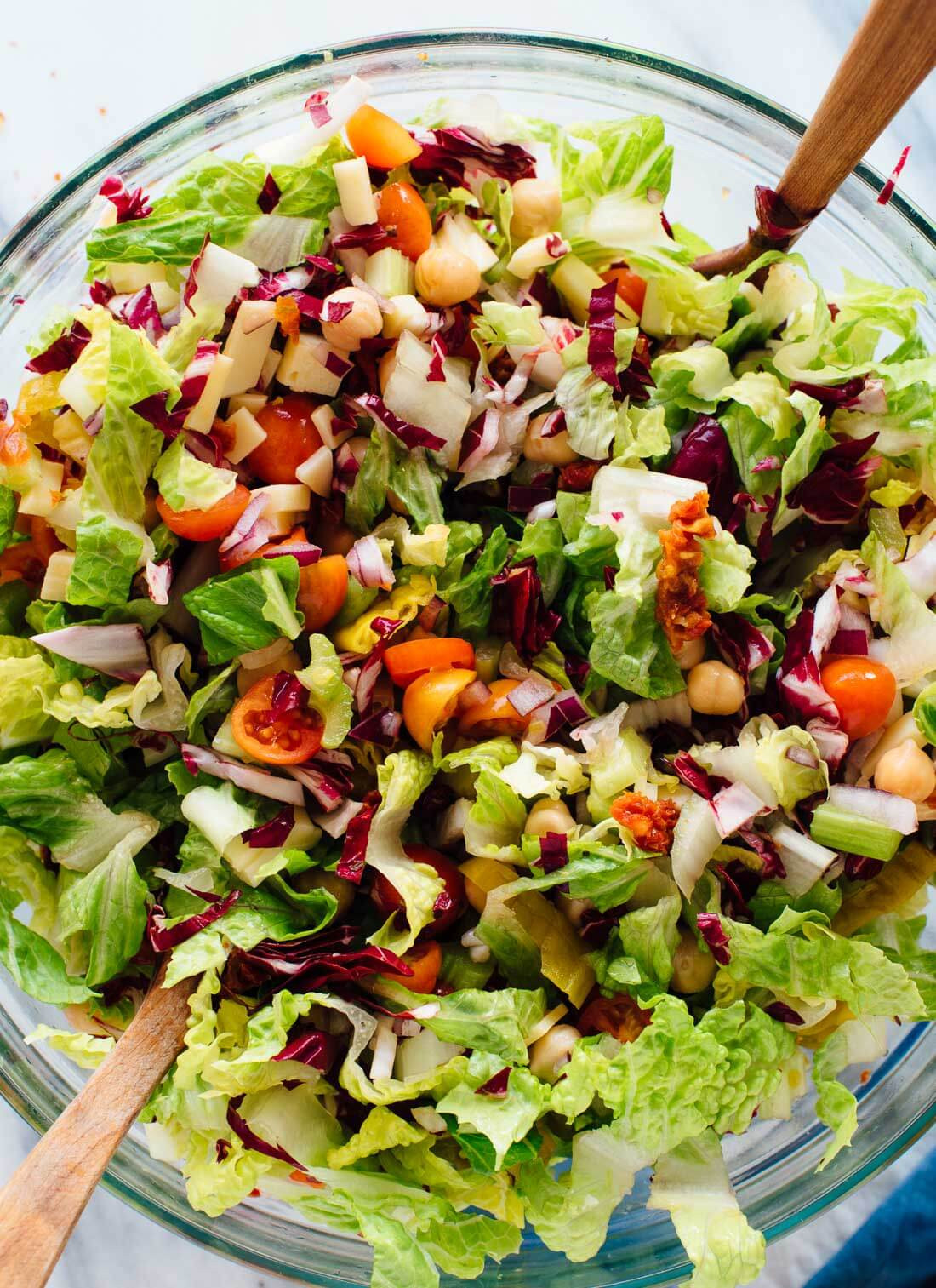 Healthy Tasty Salads
 Ve arian Italian Chopped Salad Cookie and Kate