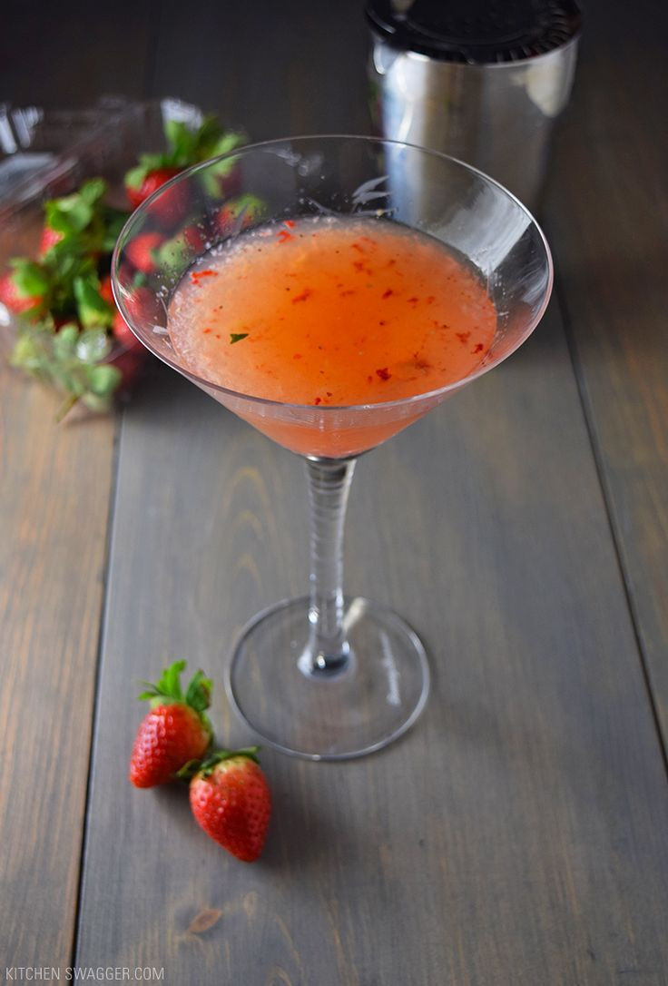 Healthy Tequila Drinks
 Strawberry Cucumber Tequila Martini Recipe