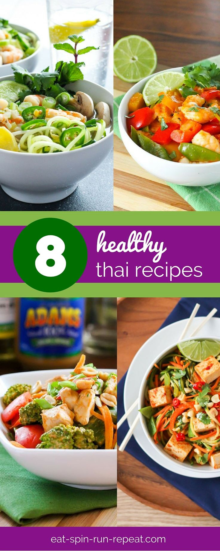 Healthy Thai Food Recipes
 A roundup of 8 clean eating approved healthy Thai Recipes