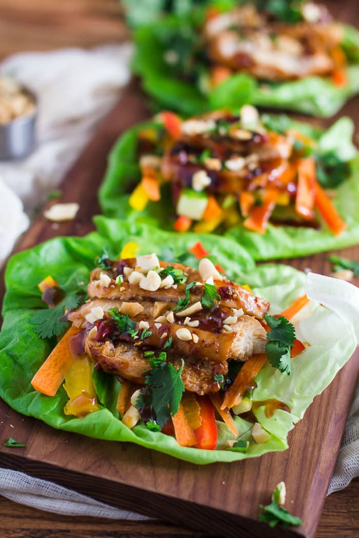 Healthy Thai Recipes
 Healthy Thai Chicken Lettuce Wraps