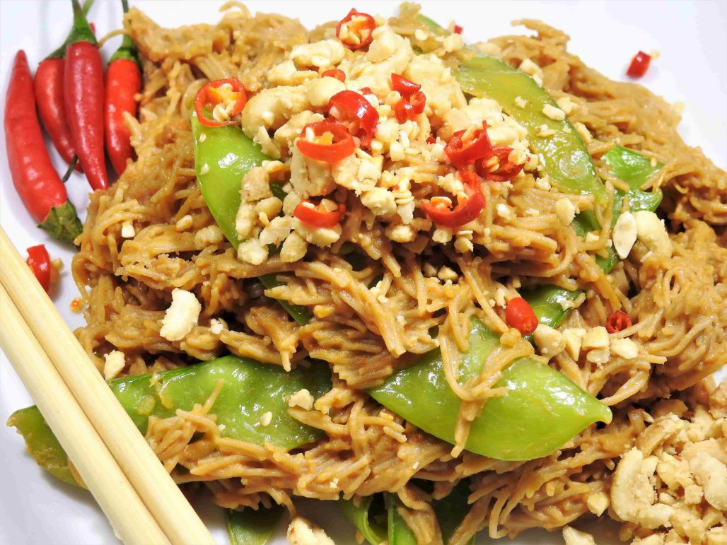Healthy Thai Recipes
 4 Ingre nt Peanut Brown Rice Vermicelli Noodles