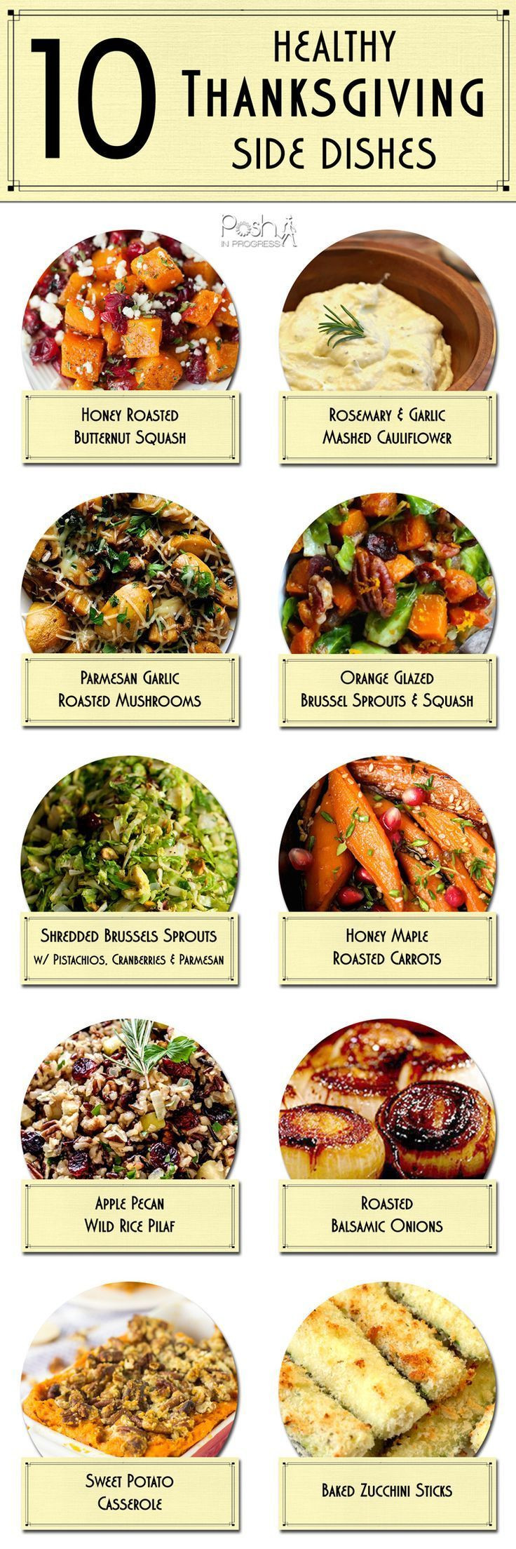 Healthy Thanksgiving Menu
 10 Healthy Thanksgiving Sides