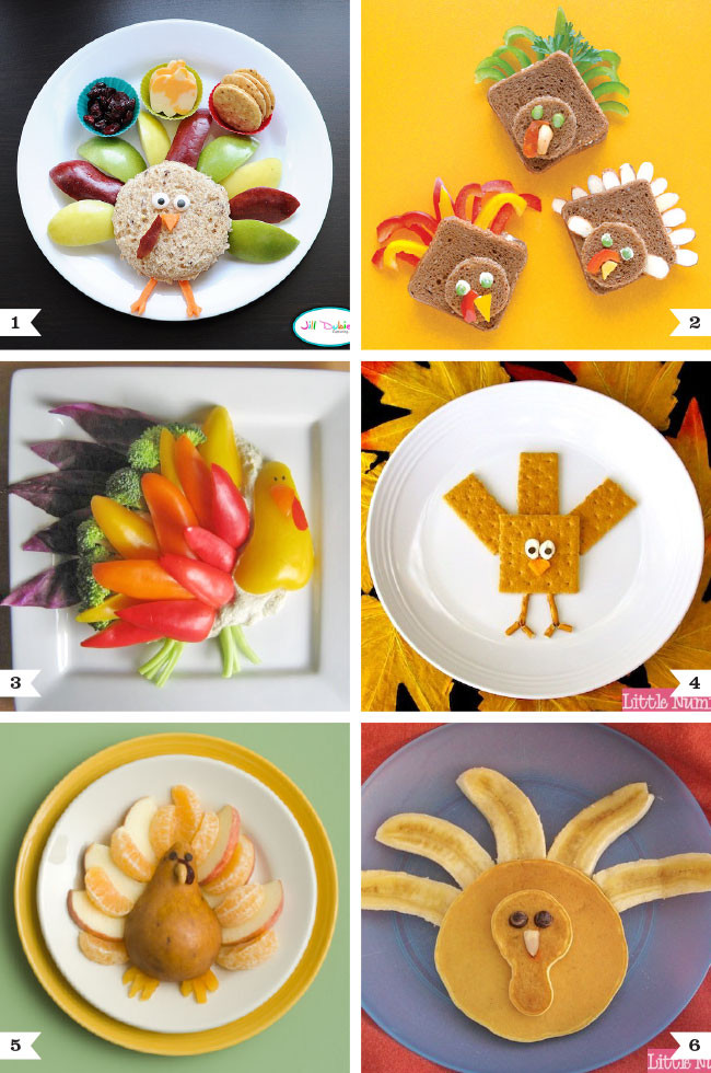 Healthy Thanksgiving Treats
 Healthy "turkey" snacks and meals for kids