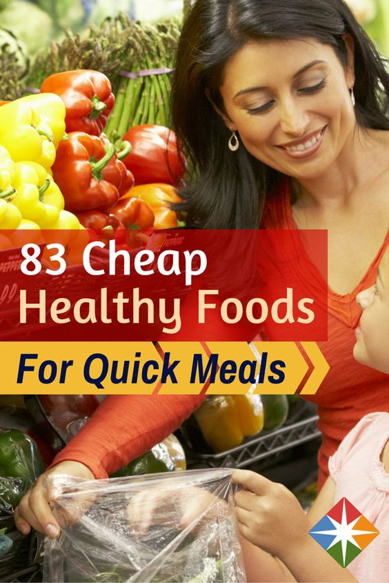 Healthy Things To Eat For Dinner
 83 Cheap Healthy Foods for Meals in Minutes