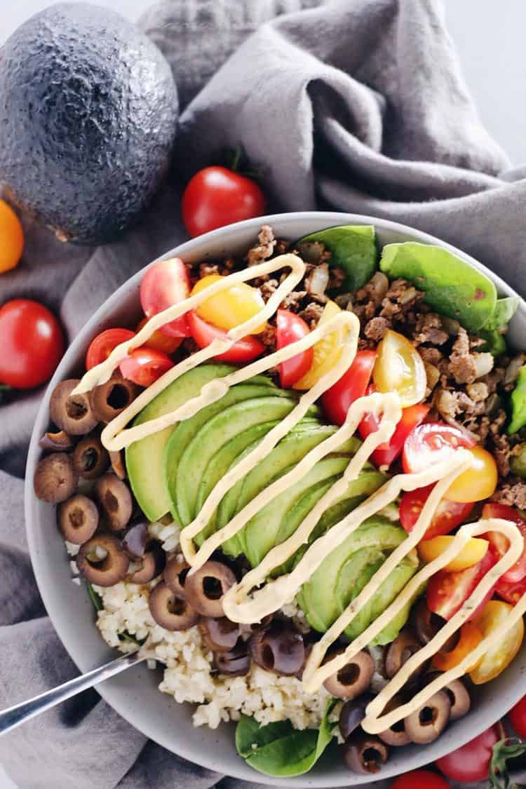 Healthy Things To Make With Ground Beef
 Ground Beef Taco Bowls Paleo Whole30 GF