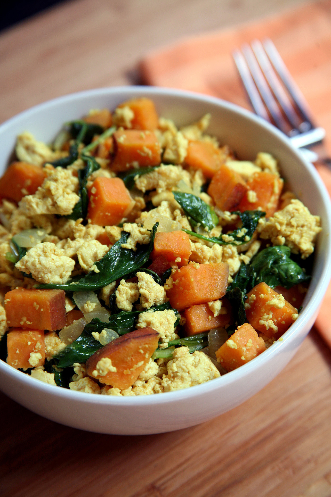 Healthy Tofu Recipes
 Vegan Breakfast Recipes Tofu Kale Sweet Potato Scramble