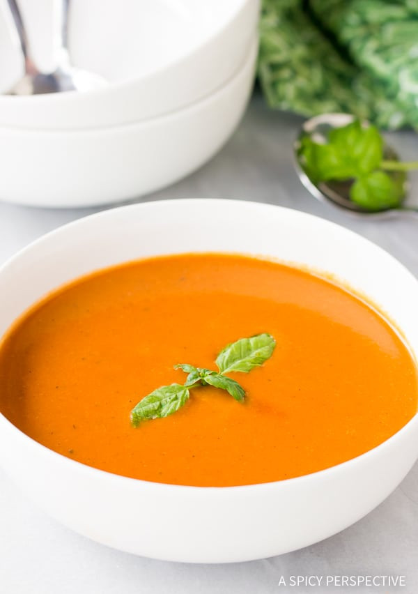 Healthy Tomato Bisque Recipe
 Healthy Tomato Basil Bisque A Spicy Perspective