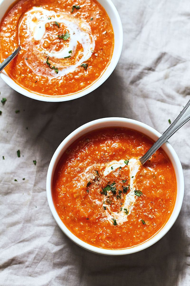 Healthy Tomato Soup Recipe
 Creamy Tomato Quinoa Soup Recipe — Eatwell101
