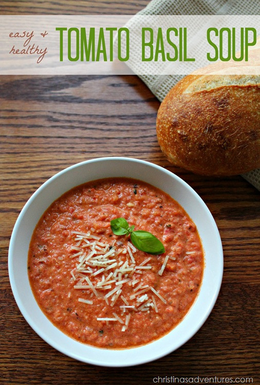 Healthy Tomato Soup Recipe
 Easy & Healthy Tomato Basil Soup Recipe Christinas