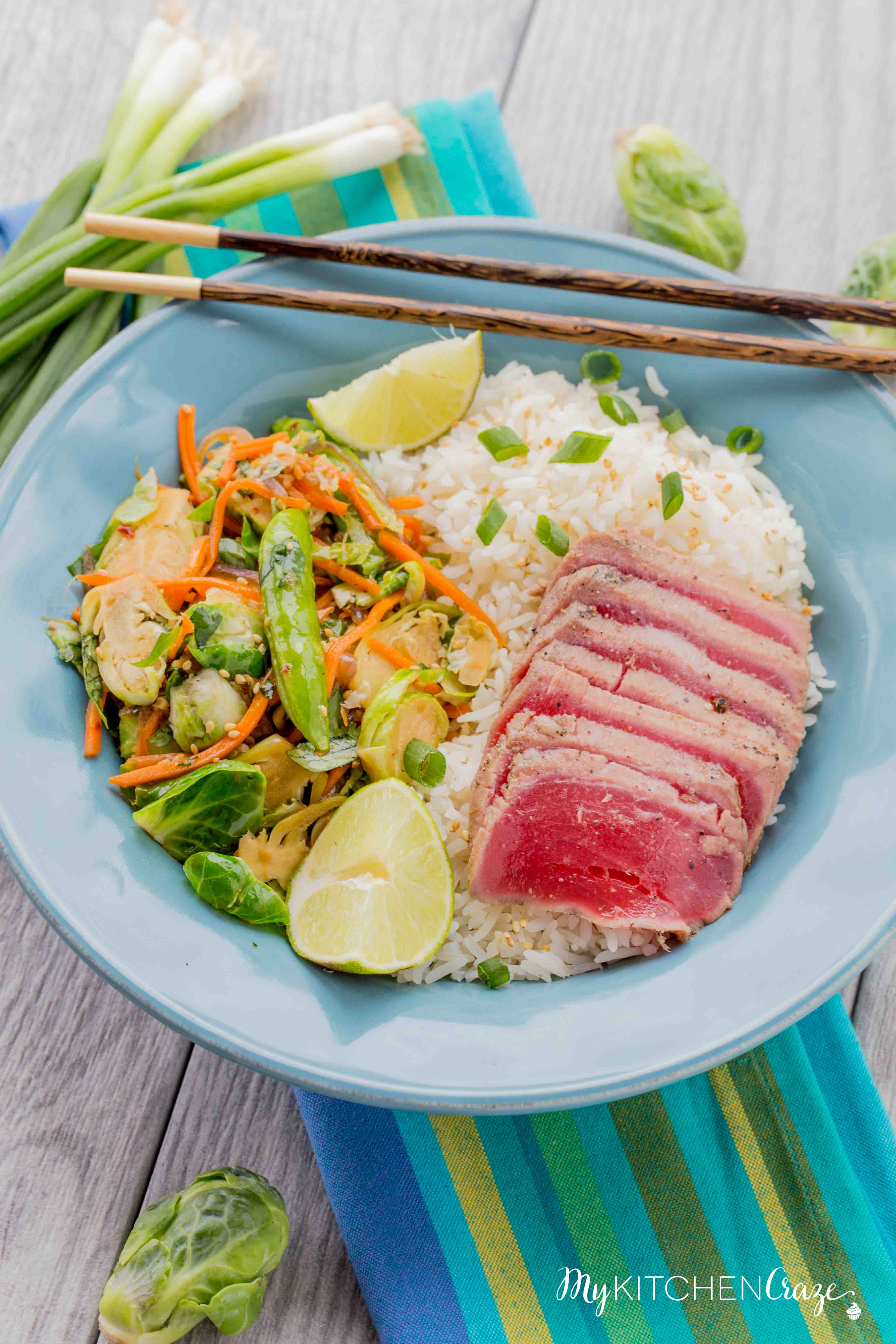 Healthy Tuna Dinners
 Ahi Tuna Rice Bowls My Kitchen Craze
