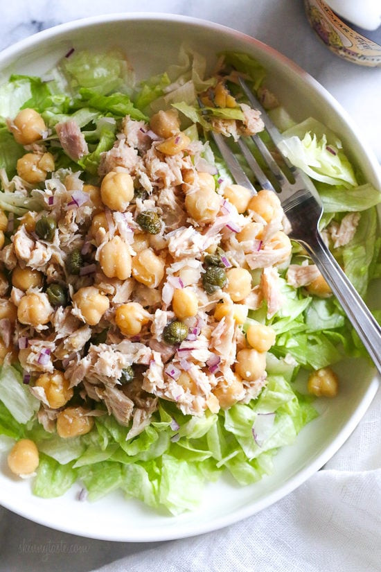 Healthy Tuna Dinners
 Chickpea Tuna Salad Recipe