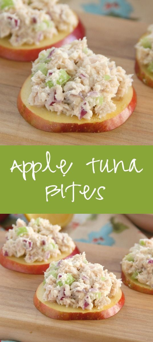 Healthy Tuna Recipes Weight Loss
 Apple Tuna Bites perfect for a low carb lunch or snack