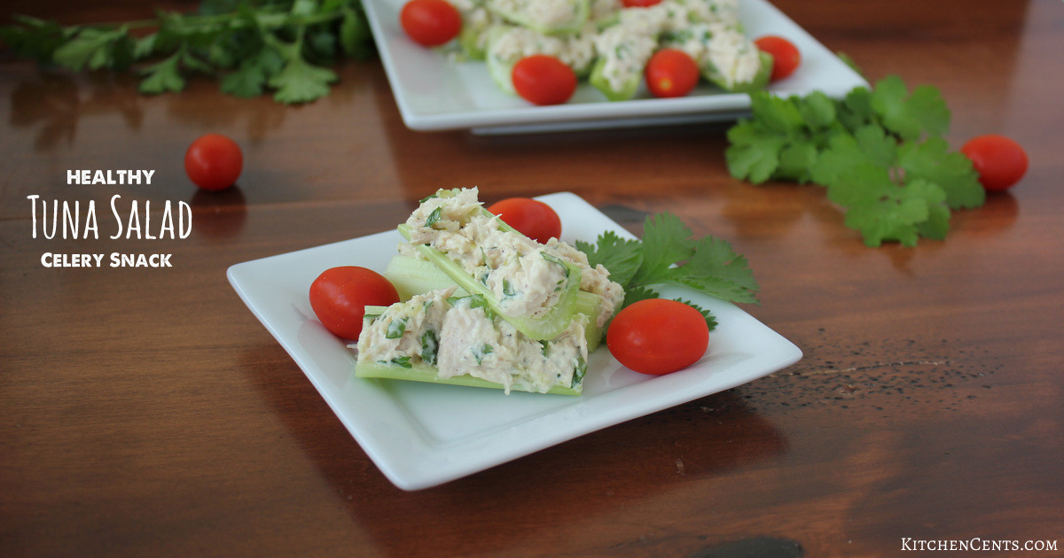 Healthy Tuna Snacks
 Healthy Tuna Salad Celery Sticks Snack