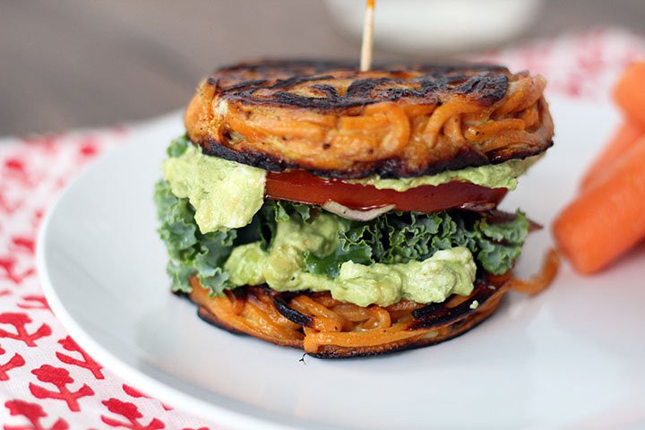 Healthy Turkey Burgers Without Bread
 Recipe Spiralized Sandwich Bun Inspiralized