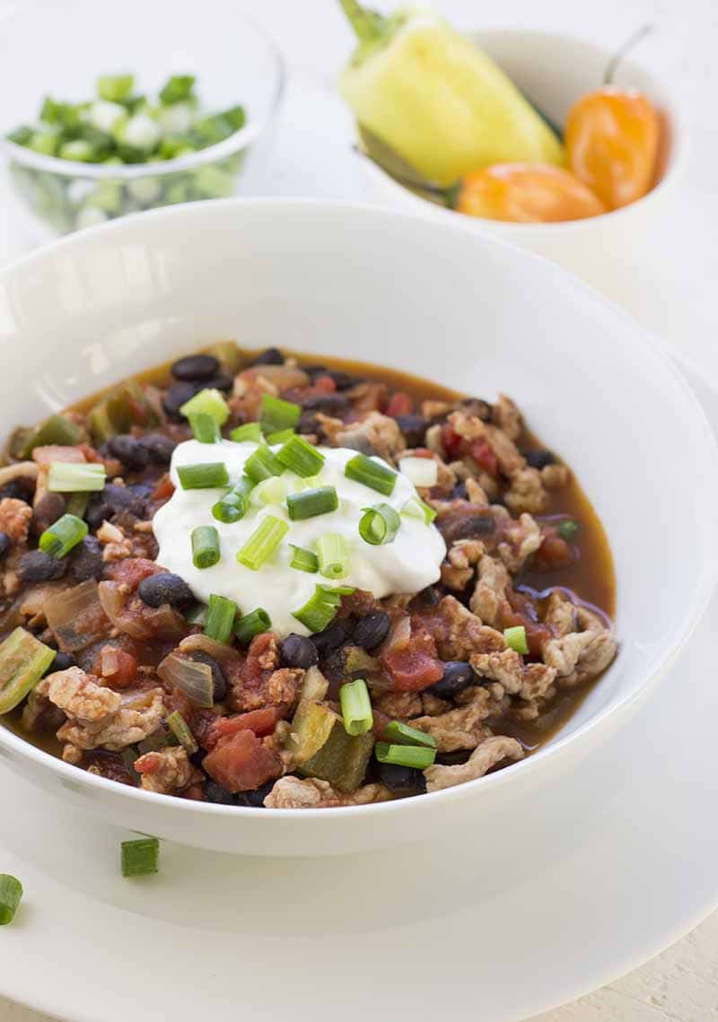 Healthy Turkey Chili
 Simple Turkey Chili