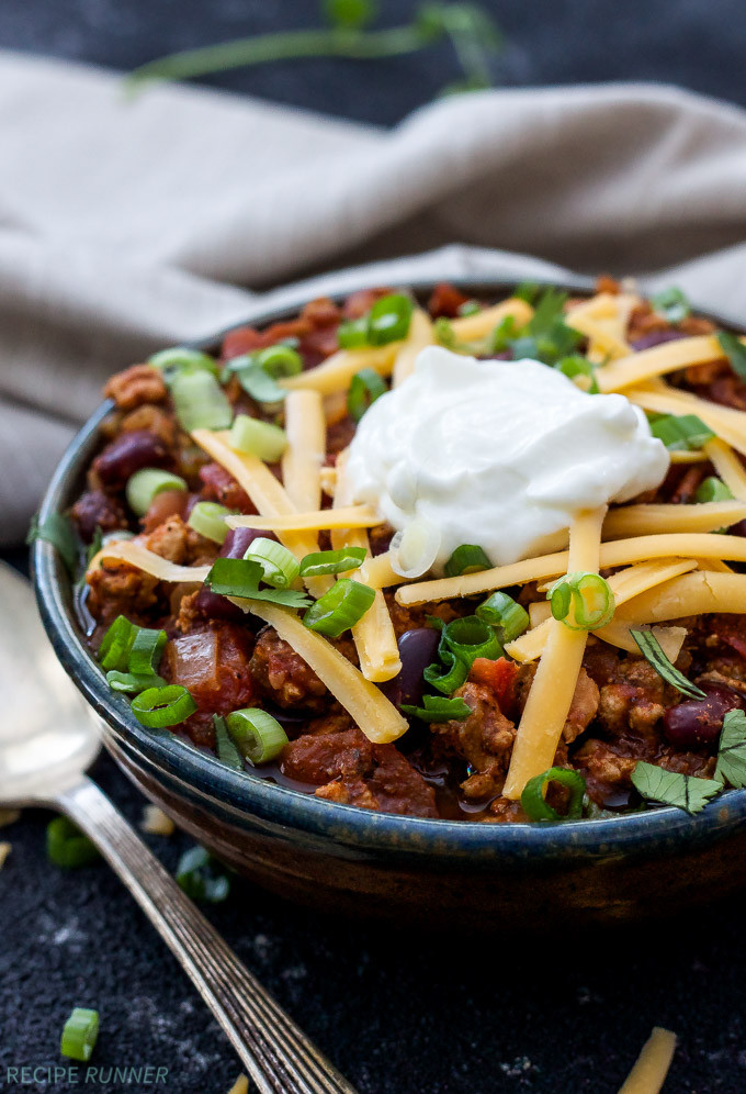 Healthy Turkey Chili Recipe Slow Cooker
 Healthy Slow Cooker Turkey Chili Recipe Runner