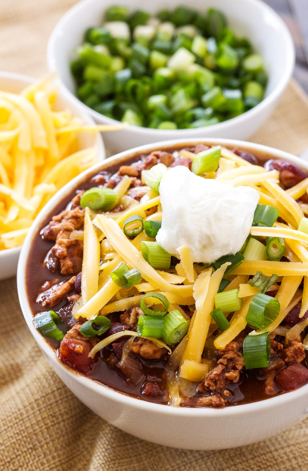 Healthy Turkey Chili Recipe Slow Cooker
 Slow Cooker Cincinnati Turkey Chili Recipe Runner