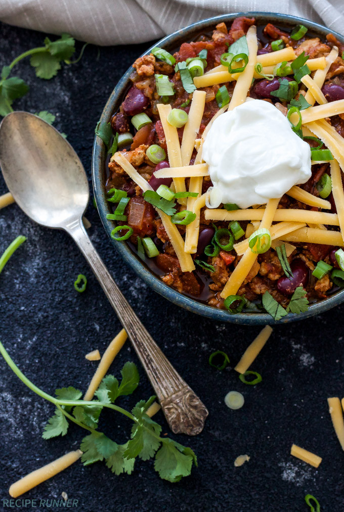 Healthy Turkey Chili Slow Cooker
 Healthy Slow Cooker Turkey Chili Recipe Runner