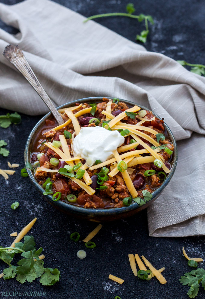 Healthy Turkey Chili Slow Cooker
 Healthy Slow Cooker Turkey Chili Recipe Runner