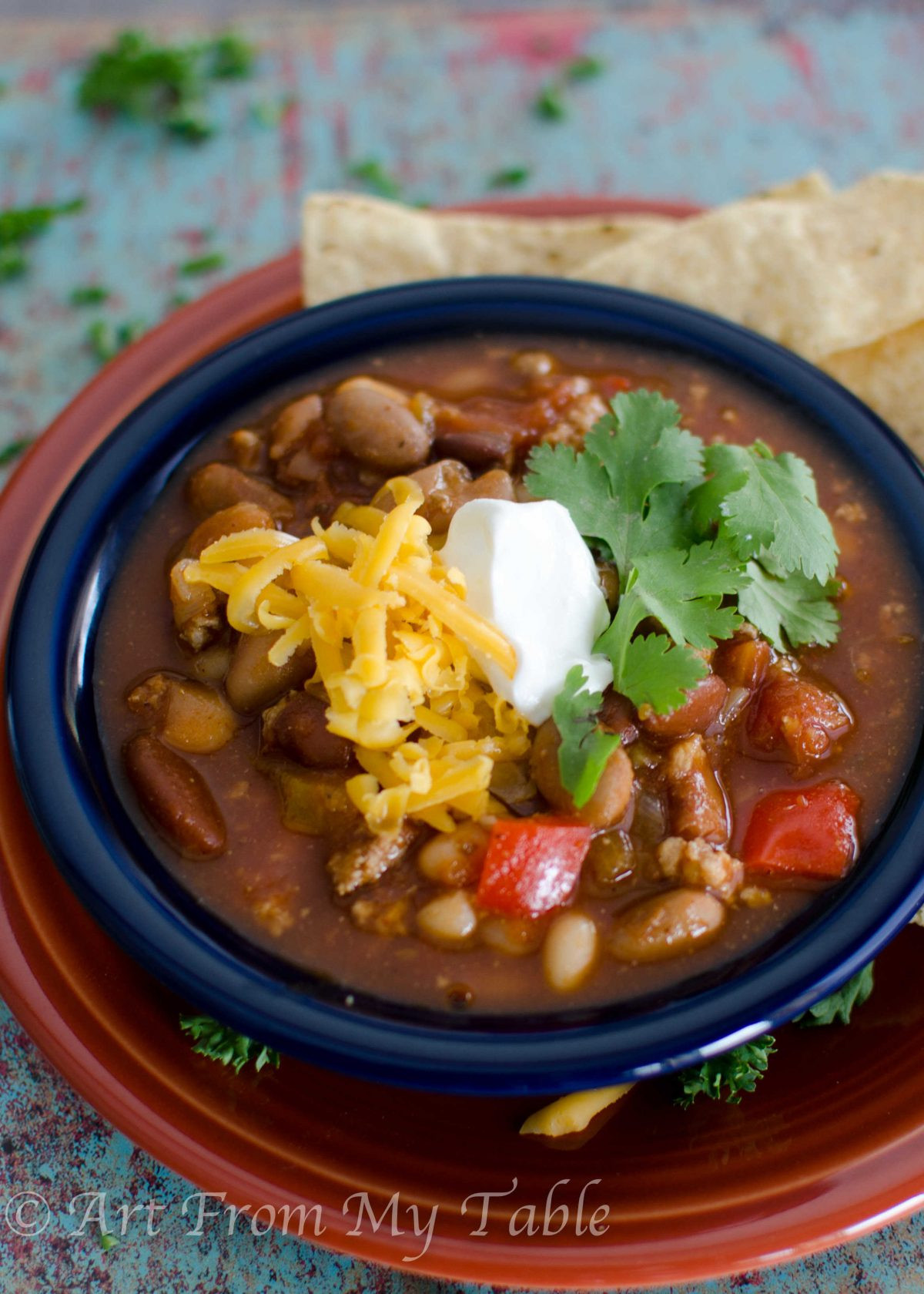 Healthy Turkey Chili
 Healthy Turkey Chili Slow Cooker Art From My Table