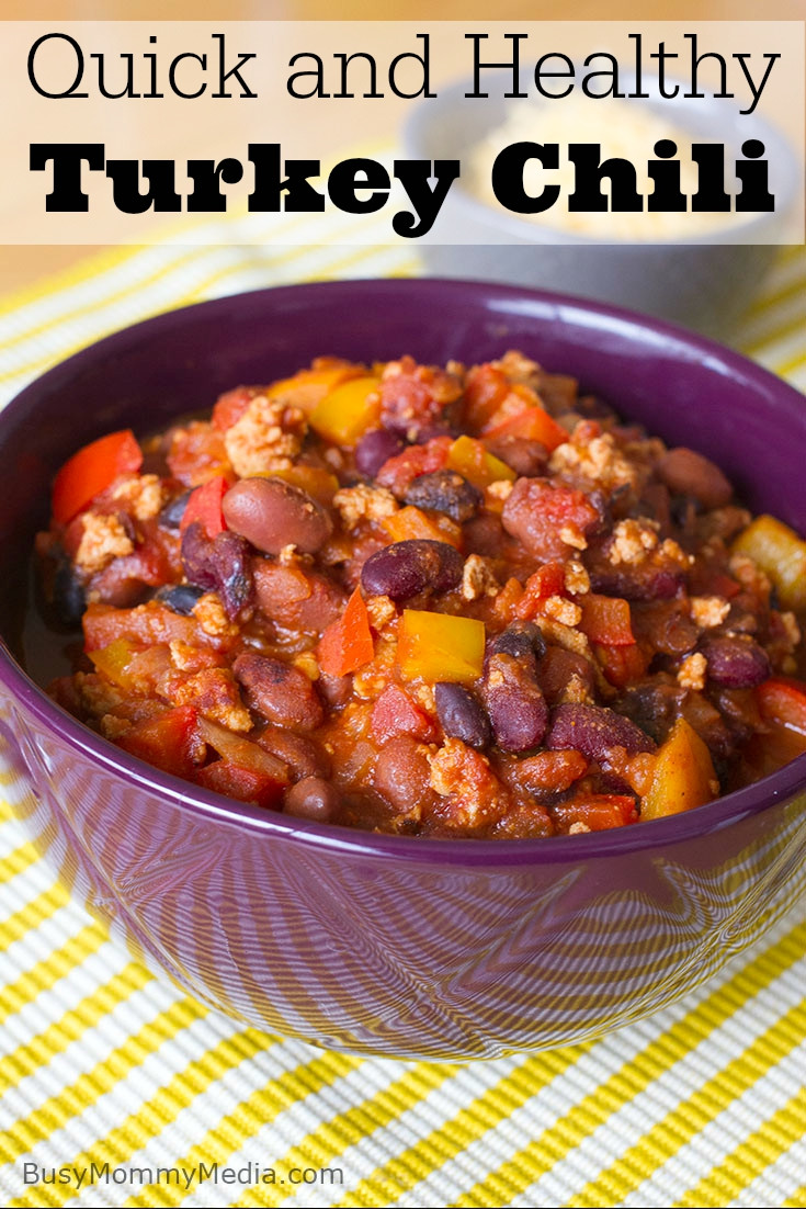 Healthy Turkey Chili
 Quick and Healthy Turkey Chili