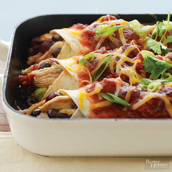 Healthy Turkey Enchiladas
 turkey enchiladas