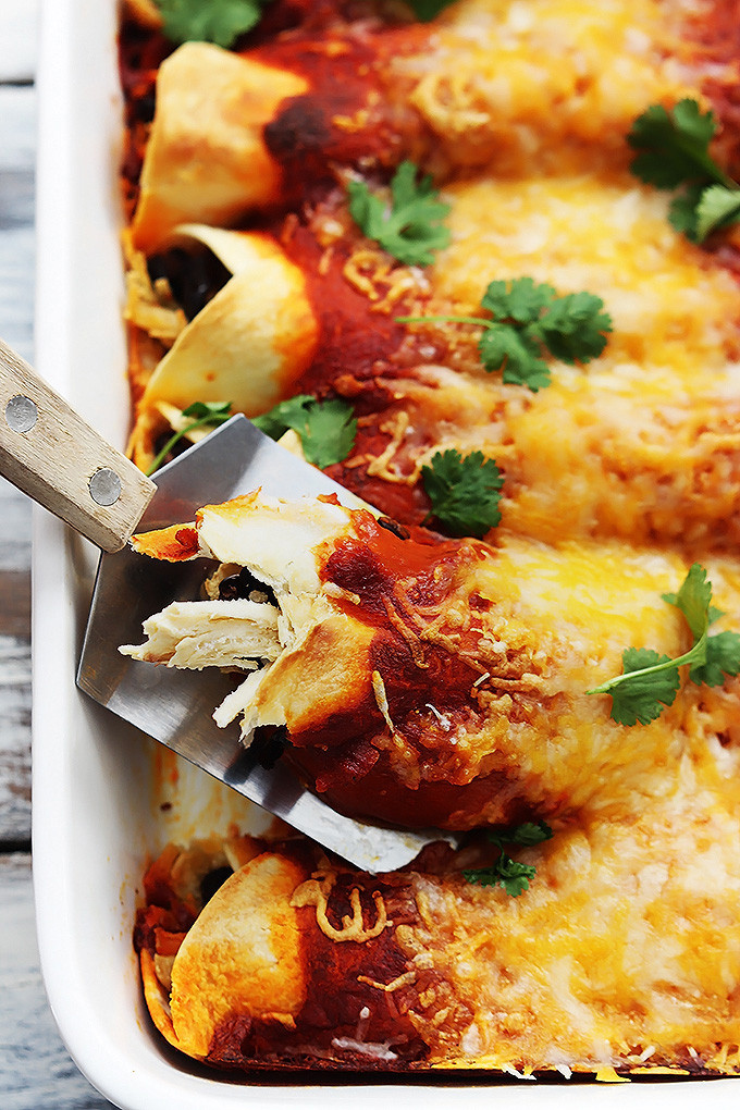 Healthy Turkey Enchiladas
 turkey enchiladas