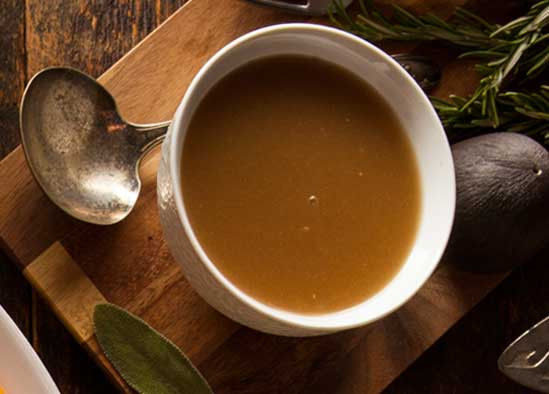 Healthy Turkey Gravy
 A Holiday Dinner Menu Makeover A Few Simple Swaps for a