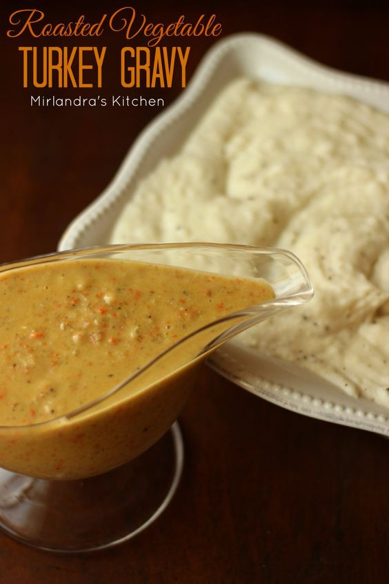 Healthy Turkey Gravy
 Gravy Ve ables and Traditional on Pinterest