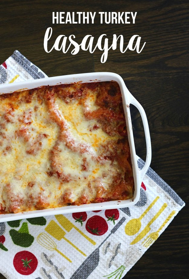 Healthy Turkey Lasagna
 AN EASY WEEKNIGHT RECIPE & TIPS FOR CLEANING UP IN THE